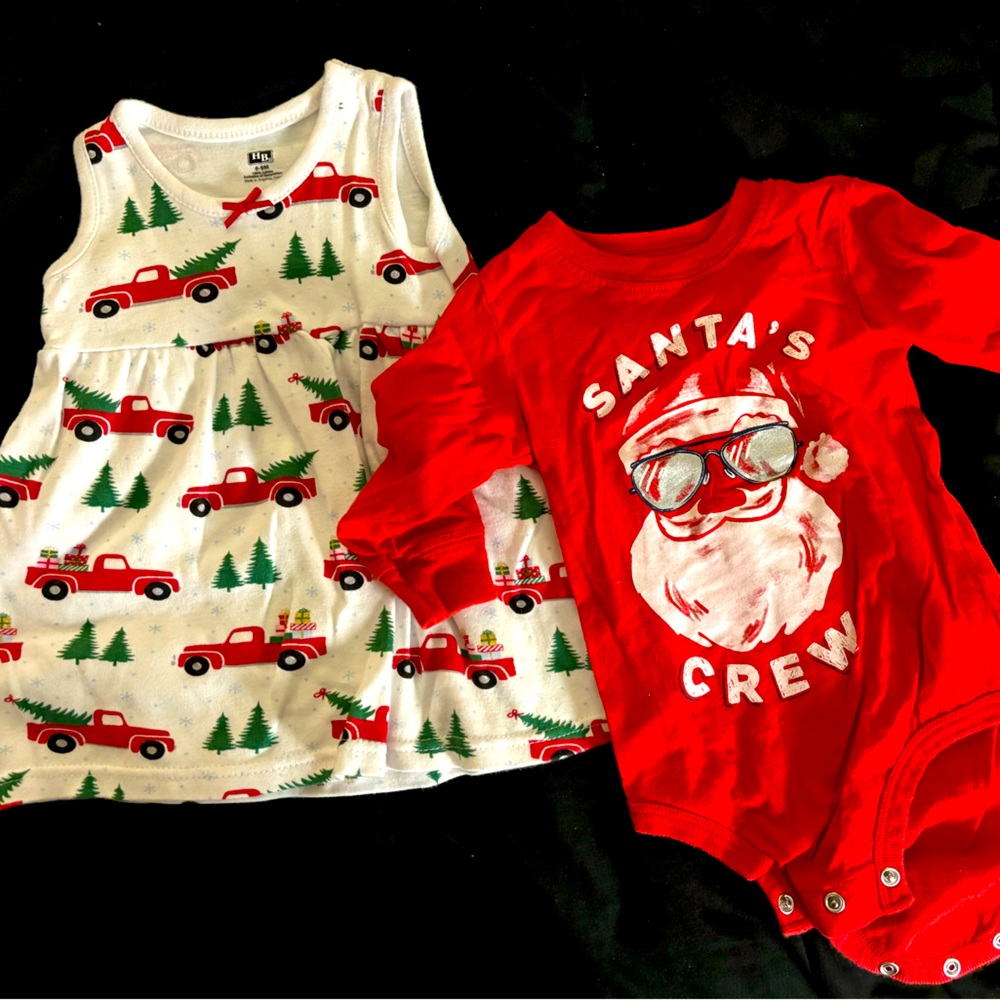 6-9m Christmas Clothes Bundle